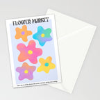 Flower market neon Stationery Card Gallery Image 2