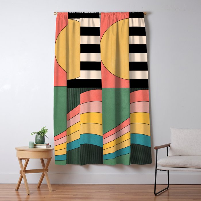 Geometric Abstraction 46 Window Curtain Gallery Image 5
