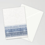 FRENCH LINEN CHAMBRAY TASSEL Stationery Card Gallery Image 2