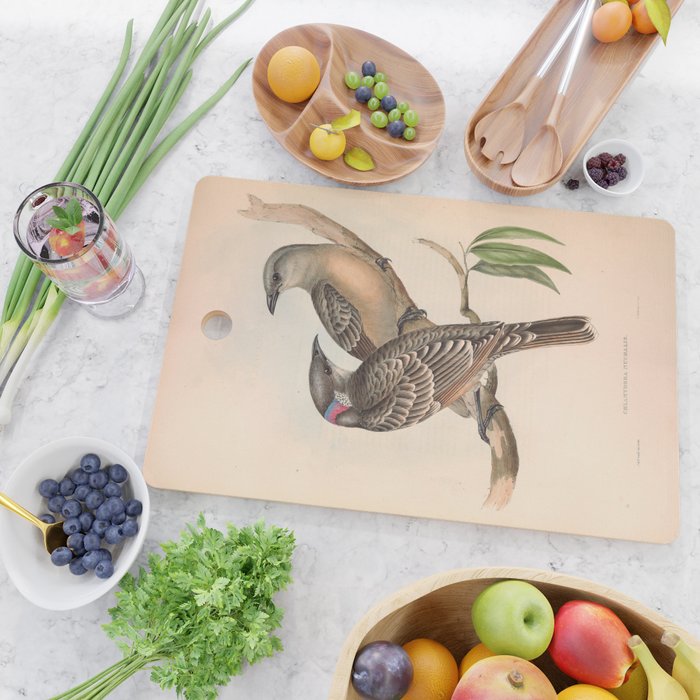 Great Bowerbird by Elizabeth Gould, 1840s (benefitting The Nature Conservancy) Cutting Board Gallery Image 2