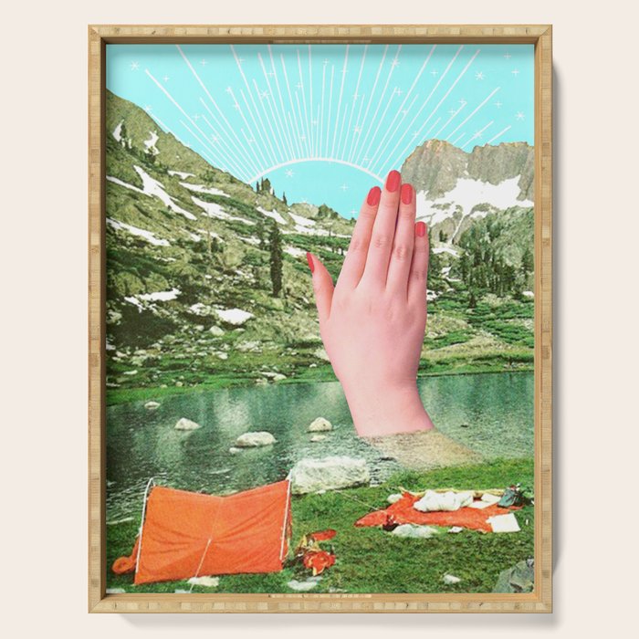 A strange dream Serving Tray Gallery Image 1