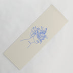 The Girl with the Flowers: Off-White Edition Yoga Mat Gallery Image 1