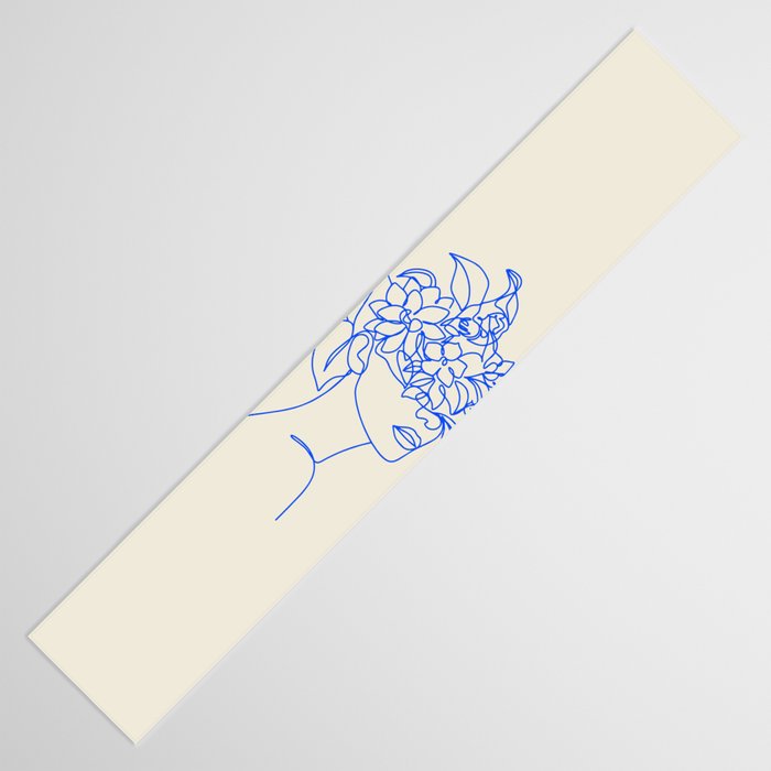 The Girl with the Flowers: Off-White Edition Table Runner Gallery Image 3