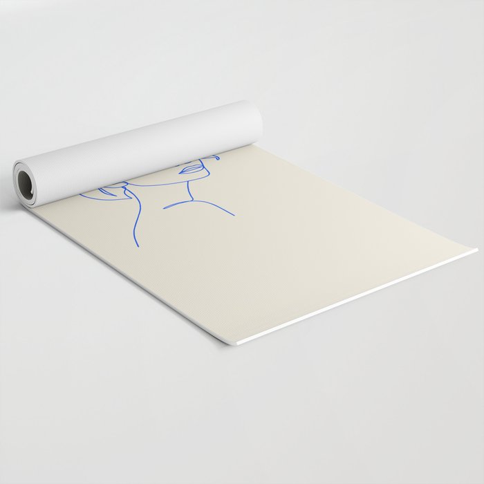 The Girl with the Flowers: Off-White Edition Yoga Mat Gallery Image 2