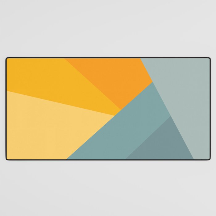Abstract Mountain Sunrise Desk Mat Gallery Image 3