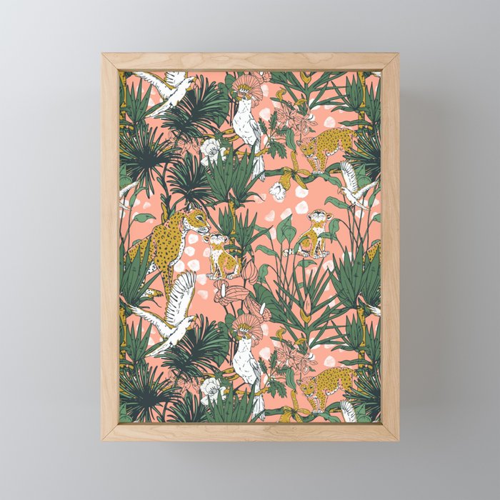 ANIMALS IN THE RAINFOREST I Mini Art Print Gallery Image 1