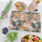 ANIMALS IN THE RAINFOREST I Cutting Board Gallery Image 2