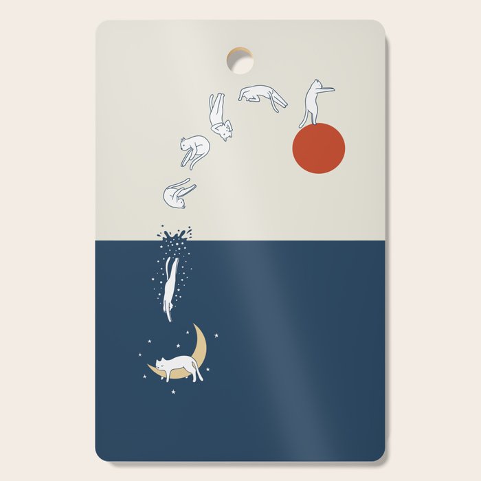 Cat Landscape 37 Cutting Board Gallery Image 1