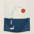 Cat Landscape 37 Wall Tapestry Gallery Image 4