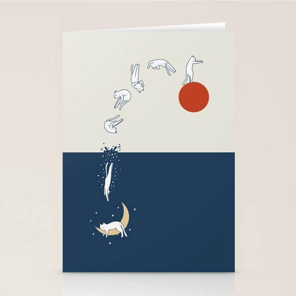 Cat Landscape 37 Stationery Card Gallery Image 2
