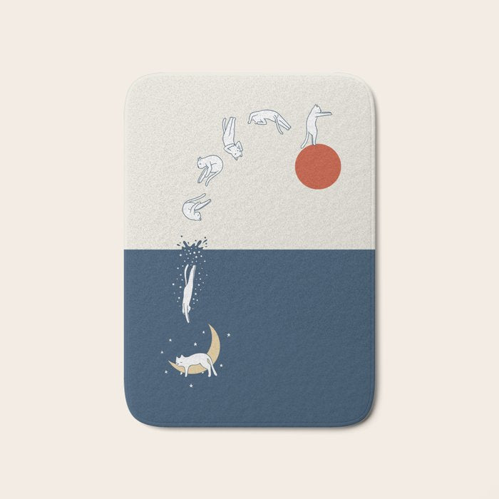 Cat Landscape 37 Bath Mat Gallery Image 1