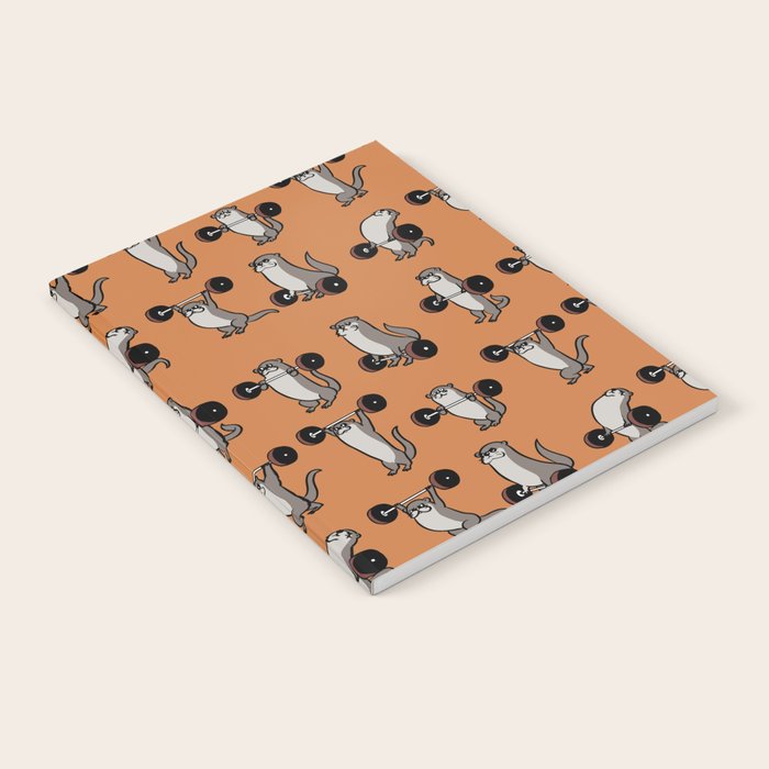 Olympic Lifting Otter Notebook Gallery Image 1
