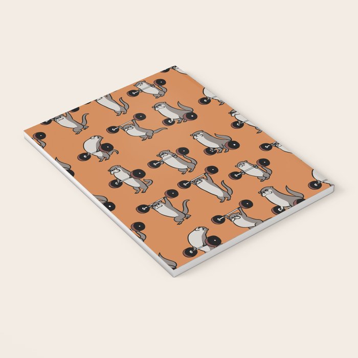 Olympic Lifting Otter Notebook Gallery Image 3