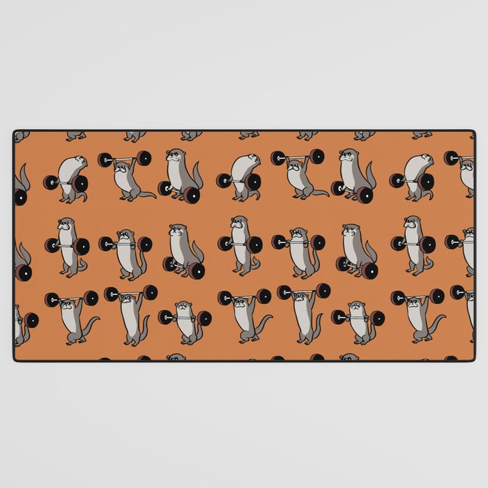 Olympic Lifting Otter Desk Mat Gallery Image 3