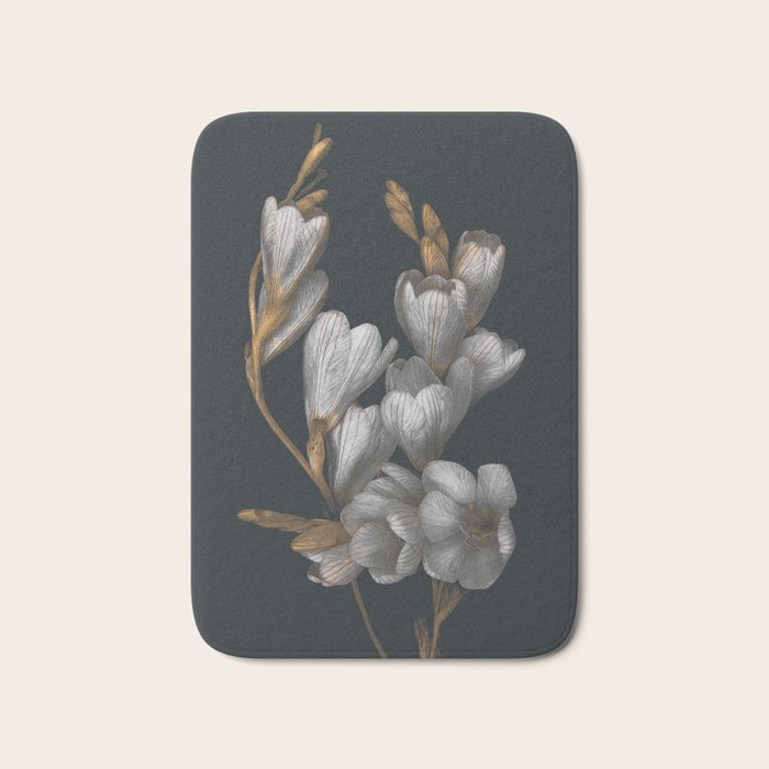 Night Flowers Bath Mat Gallery Image 1