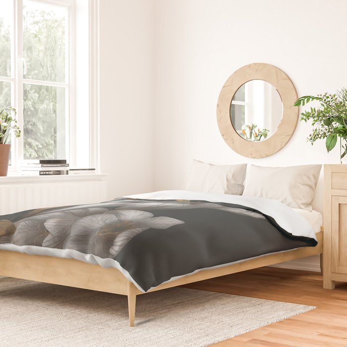 Night Flowers Duvet Cover Gallery Image 2
