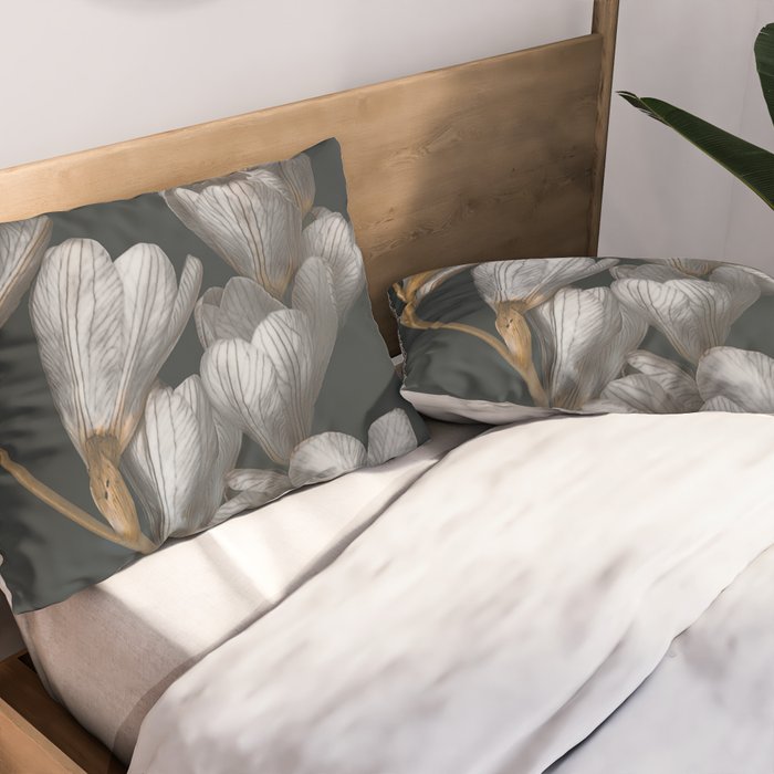Night Flowers Pillow Sham Gallery Image 2