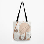 Abstract Line Movement III Tote Bag Gallery Image 2