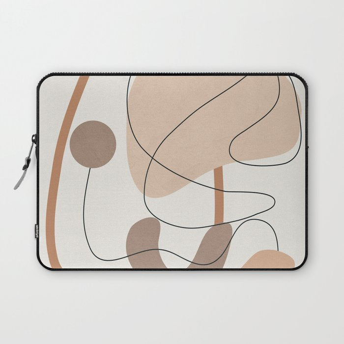 Abstract Line Movement III Laptop Sleeve Gallery Image 1