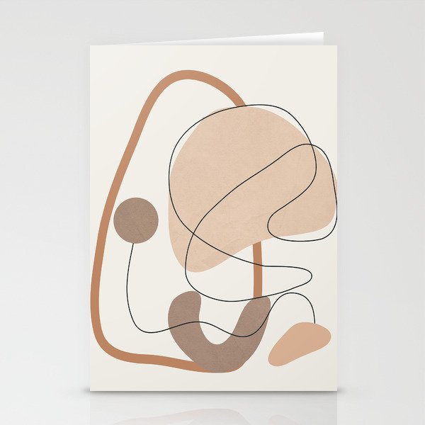 Abstract Line Movement III Stationery Card Gallery Image 2