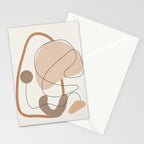 Abstract Line Movement III Stationery Card Gallery Image 2