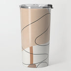 Abstract Line Movement III Travel Mug Gallery Image 2