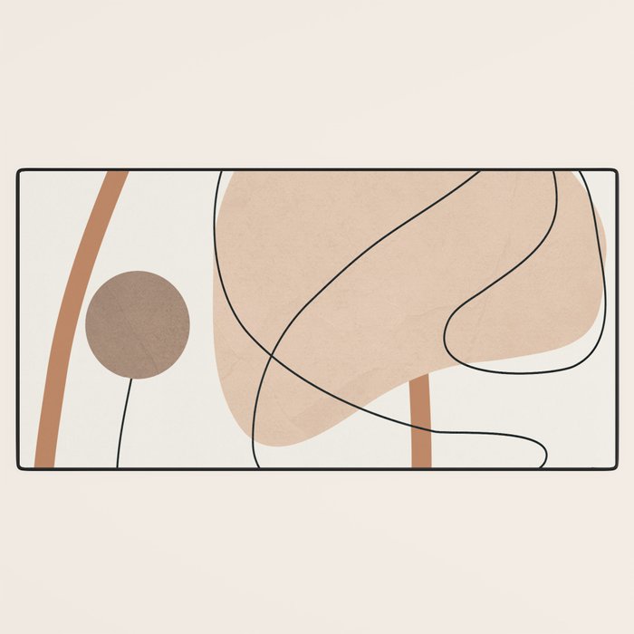 Abstract Line Movement III Desk Mat Gallery Image 3