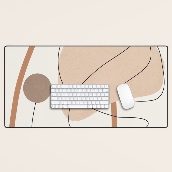 Abstract Line Movement III Desk Mat Gallery Image 1