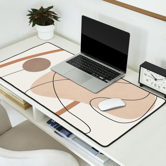 Abstract Line Movement III Desk Mat Gallery Image 2