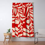 Abstract Plant 3/5 Window Curtain Gallery Image 5