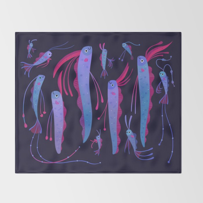 Oarfish Throw Blanket Gallery Image 2