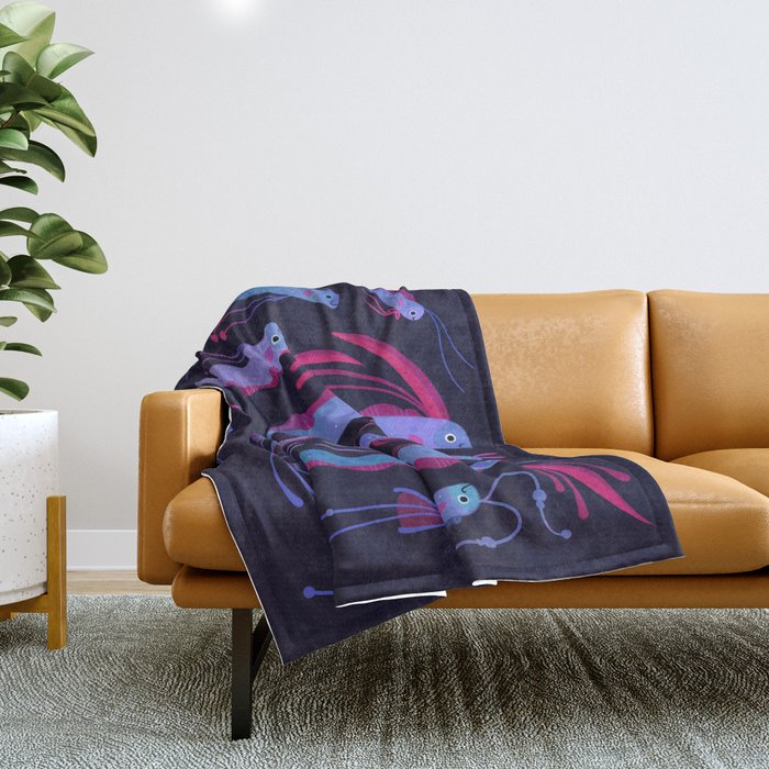 Oarfish Throw Blanket Gallery Image 1