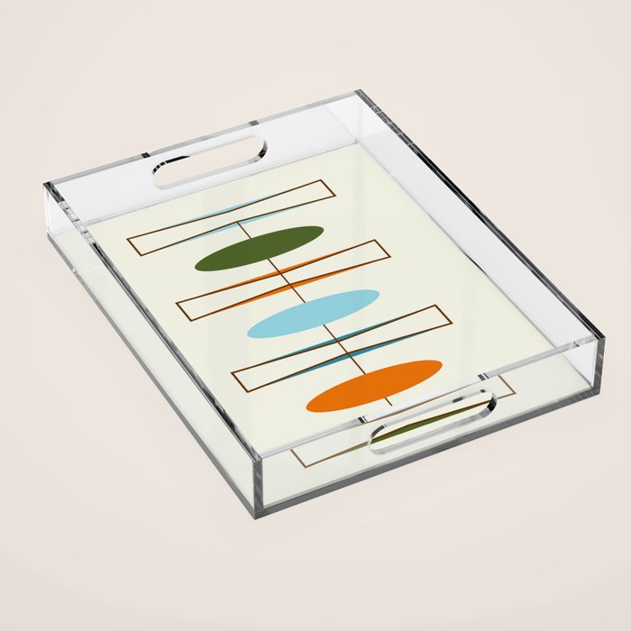 Mid-Century Modern Art 1.2 Acrylic Tray Gallery Image 1