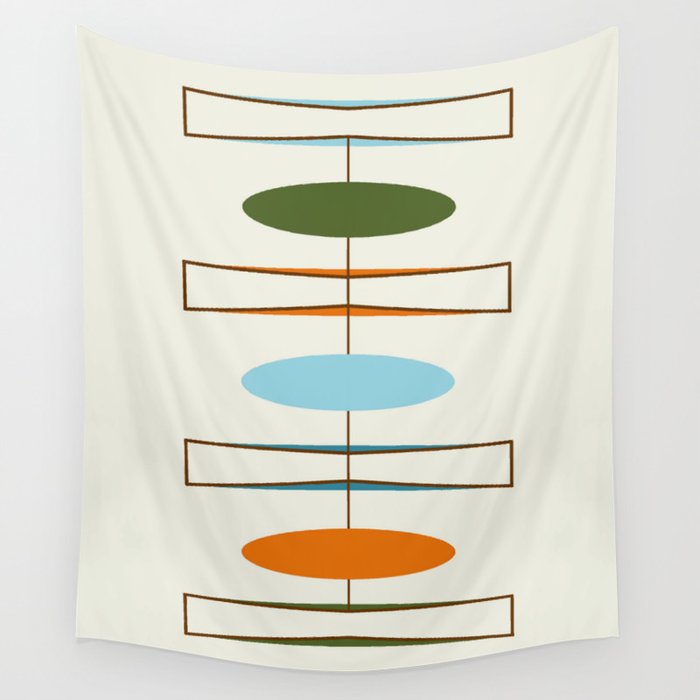 Mid-Century Modern Art 1.2 Wall Tapestry Gallery Image 1