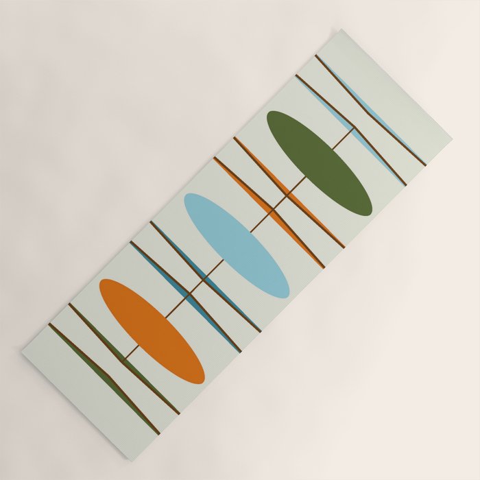 Mid-Century Modern Art 1.2 Yoga Mat Gallery Image 1