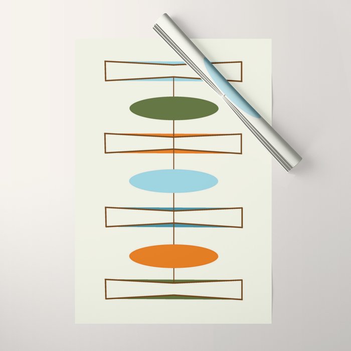 Mid-Century Modern Art 1.2 Wrapping Paper Gallery Image 1
