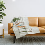 Mid-Century Modern Art 1.2 Throw Blanket Gallery Image 1