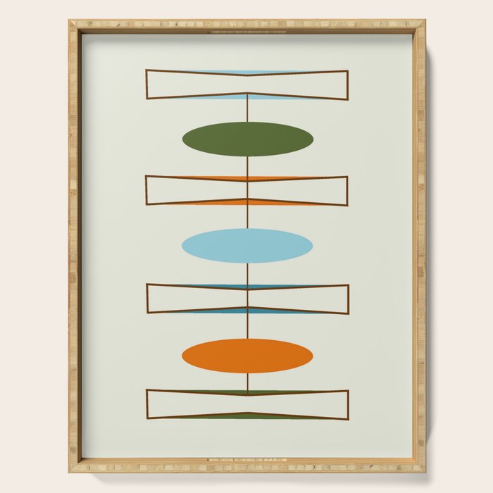 Mid-Century Modern Art 1.2 Serving Tray Gallery Image 1
