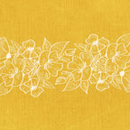 Scandinavian Brushed Gold Floral Ornament | Tropical Line Art Coffee Mug Gallery Image 2