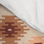 Southwest native Aztec diamonds kilim Comforter Gallery Image 4