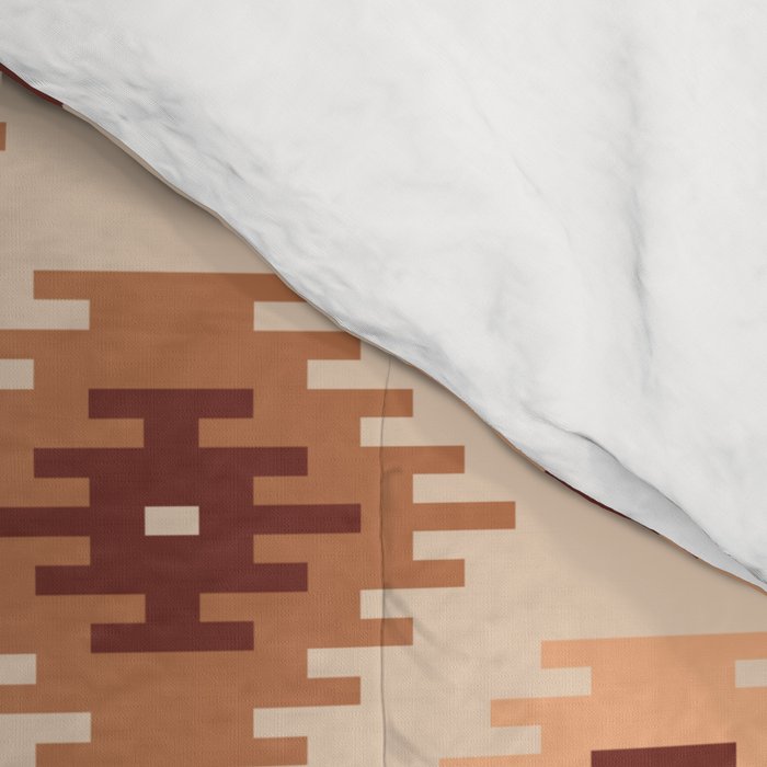 Southwest native Aztec diamonds kilim Comforter Gallery Image 4