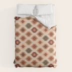 Southwest native Aztec diamonds kilim Duvet Cover Gallery Image 6
