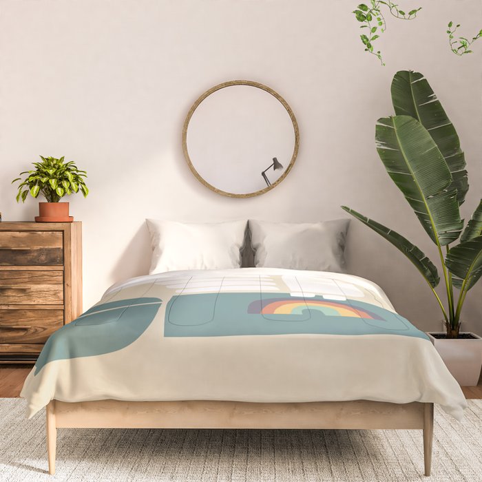 Peace dove and rainbow bomb Comforter Gallery Image 3