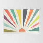 Rainbow ray Rug Gallery Image 2