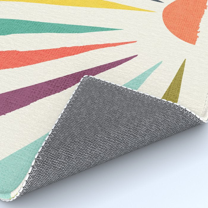 Rainbow ray Rug Gallery Image 4