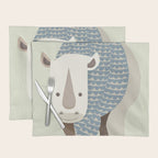 Whimsical Rhinoceros Placemat Gallery Image 1