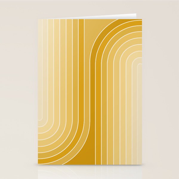 Gradient Curvature VII Stationery Card Gallery Image 1