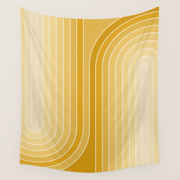 Gradient Curvature VII Wall Tapestry Gallery Image 1