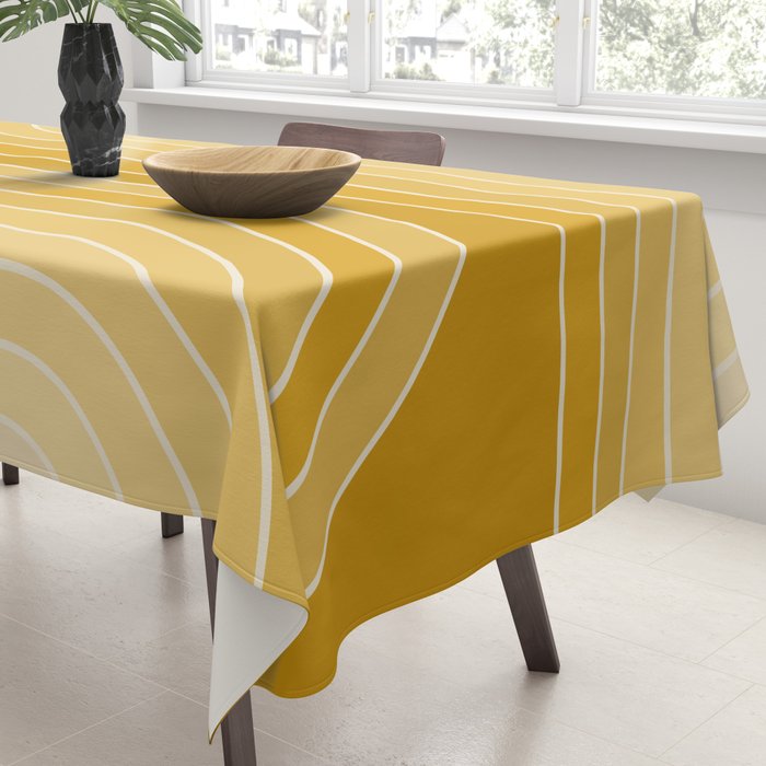 Gradient Curvature VII Tablecloth Gallery Image 3