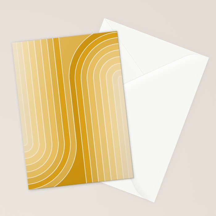 Gradient Curvature VII Stationery Card Gallery Image 2